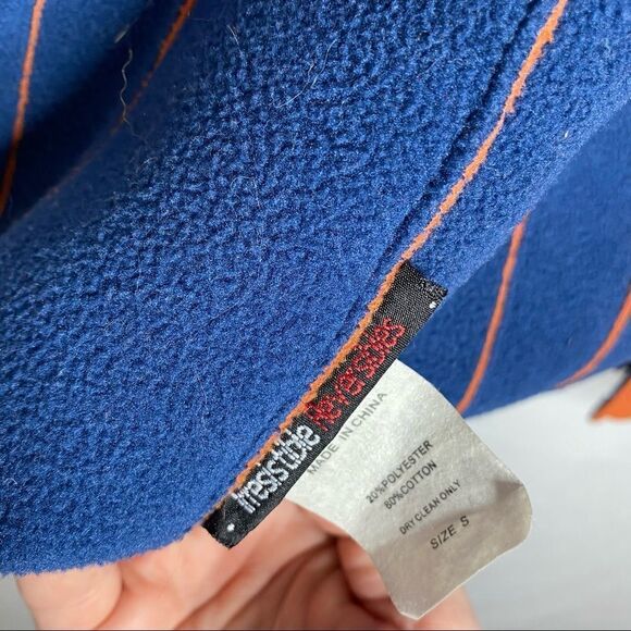 Irresistible Reversibles Orange Jacket Size Small Zip Front - Picture 4 of 5